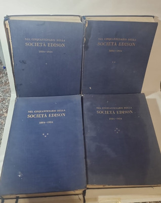 50 Jahre Edison Society (1884-1934) Bände Nr. 1 - 2 - 3 - 4