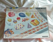 Creative Memories Done with One Best Wishes 10 x 12 Printed Paper Shapes New