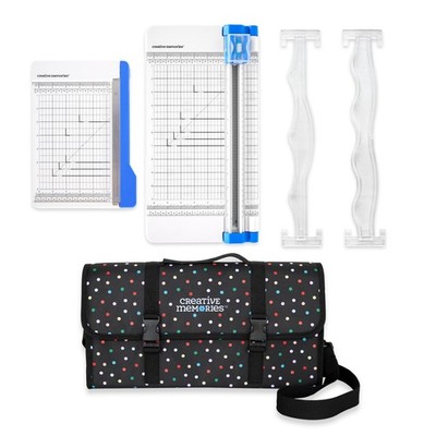 Creative Memories TRIMMERS, BORDER TOOLS, AND RAINBOW DOT  TRIMMER BAG