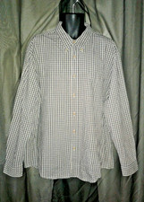ROUTE 66 Long Sleeve NAVY BLUE PLAID Men's Shirt Size XL