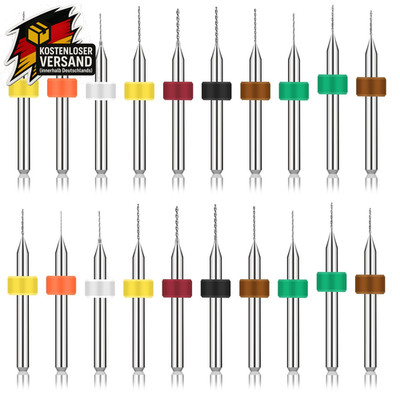 Micro-Bohrer Set 0,3-1,2mm Spiralbohrer für PCB Gravur präzise Hochwertiges Mate