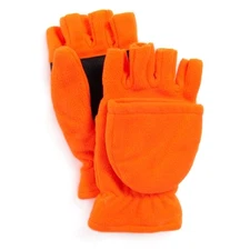 Quiet Wear Men's Waterproof Fleece Flip Mittens