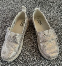 Girl Gold Toms Shoes Child 11
