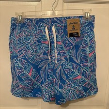 Chubbies Swim TrunksThe Cruise It Or Lose Its Blue Palms 5.5 Inseam Medium