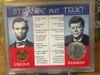 Strange But True! Lincoln Penny (1959) and Kenndy Half dollar (1967 40% Silver)