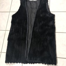 Echtfell Ärmellose Jacke