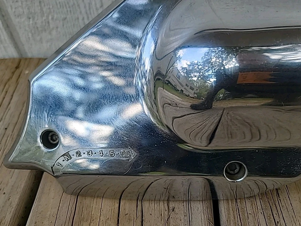 1986-1987 HONDA SHADOW 700 VT700C ЛЕВАЯ ЗВЕЗДОЧКА ДВИГАТЕЛЯ крышка карданного вала с болтами - Изображение 2 из 4