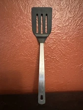 AMCO Houseworks Slotted Spatula Stainless Steel Nylon Handle 13" Rust Proof 8071