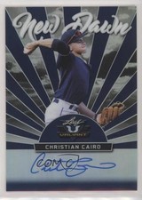 2019 Leaf Valiant New Dawn Blue Prismatic 9/25 Christian Cairo #ND-CC3 Auto uk2
