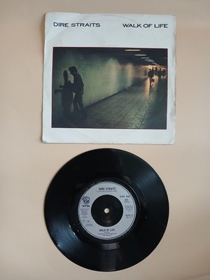 Dire Straits Walk Of Life 7'' Vinyl Single Record 1985 Vertigo DSTR 12