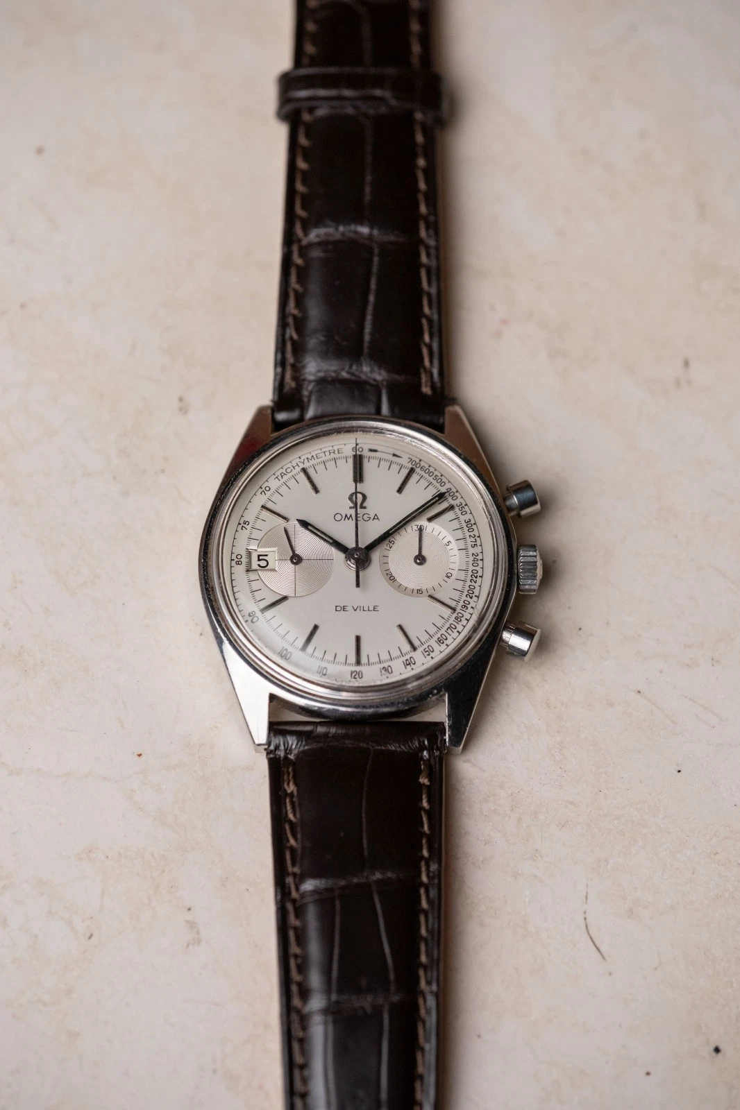 Omega — 1972 Omega De Ville Chronograph Ref. 146.017 with Box and Papers