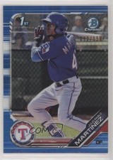 2019 Bowman Chrome Prospects Blue Refractor 92/150 Julio Pablo Martinez s3g