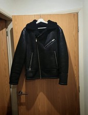 Ochnik Womens Faux Shearling Jacket size M (Will Fit L Too)