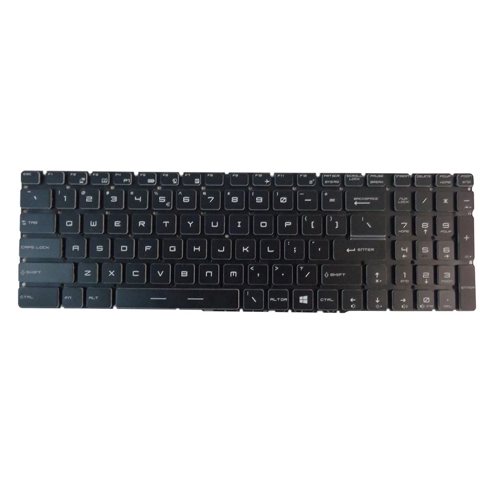 Teclado Retroiluminado RGB Completo Para MSI MS-1781, MS-1782, MS-1783, MS-1785, MS-1796