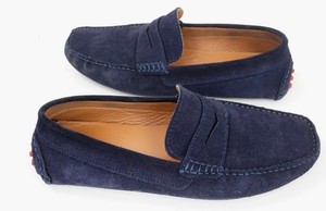 115-Jack-Erwin-039-Ernie-039-Navy-Driving-Moccasins-Loafers-US-size-7M-Worn-3-times