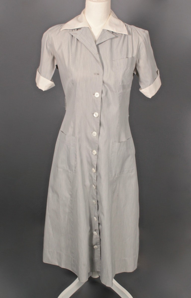 red cross dress WWII Vintage 1940s 1950s AMERICAN RED Cross Volunteer Nurse Uniform Military Dress Costume Red Cross Hat & Dress Uniform Size 14 Tall Rare