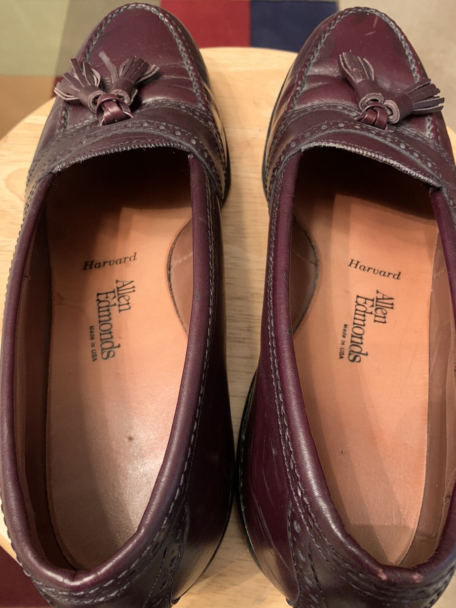 Allen Edmonds Harvard Brown Mens US9C Leather USA Tassel  display picture 3