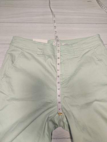 NWT A New Day Mint Green High Rise Crop Pants stretch Size 10R - Picture 7 of 8