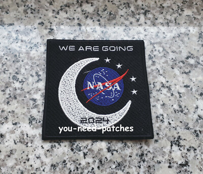 NASA ARTEMIS SPACE PROGRAM GOING TO THE MOON 2024 LOGO ASTRONAUTS PATCH SEW ON