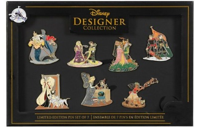 Disney Fairytale ピンバッジ 5個セット 限定1000 D23 NEW Disney D23 Expo 2017 Designer Collection Pin Set of 7 LE1000
