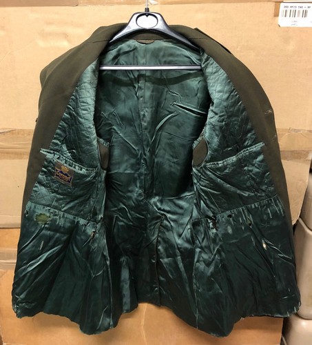 CHAQUETA DE OFICIAL GENUINA DEL EJÉRCITO DE ESTADOS UNIDOS SEGUNDA GUERRA MUNDIAL ABRIGO DE LANA MARRÓN CHOCOLATE ¡BUEN ESTADO!¡!! 37S - Imagen 7 de 11