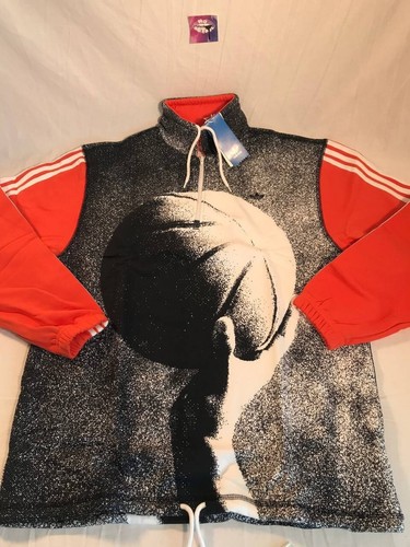 Adidas Originals Basketball Sweatshirt Herren Medium schwarz orange Pullover NEU - Bild 2 von 6