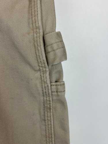 Carhartt Pants Mens 42x30 Carpenter Relaxed Fit Beige Khaki Work Actual 42x29 - Picture 7 of 8