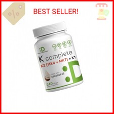 DEAL SUPPLEMENT Premium Vitamin K Complete - High Potency Vitamin K2 MK-7 and M
