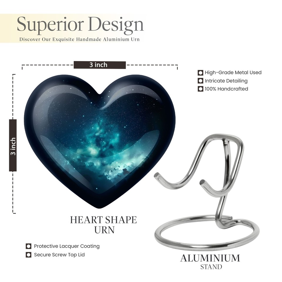 Slumbering World Tiny Urn For Adult Women Ashes Decorative Urn For Home