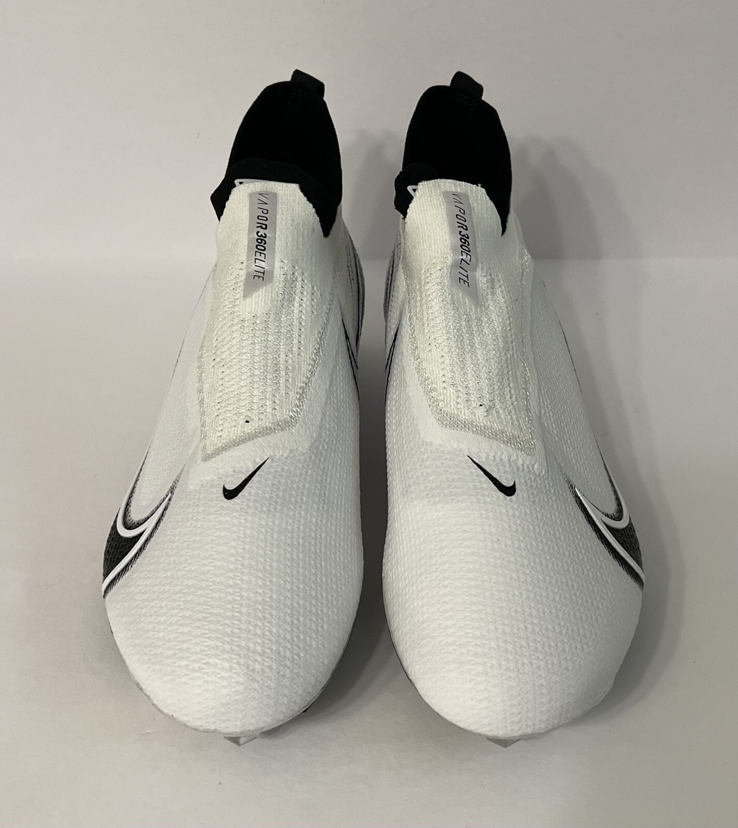 Nike Vapor Edge Elite 360 Ghost Lace White Football Cleats  display picture 3