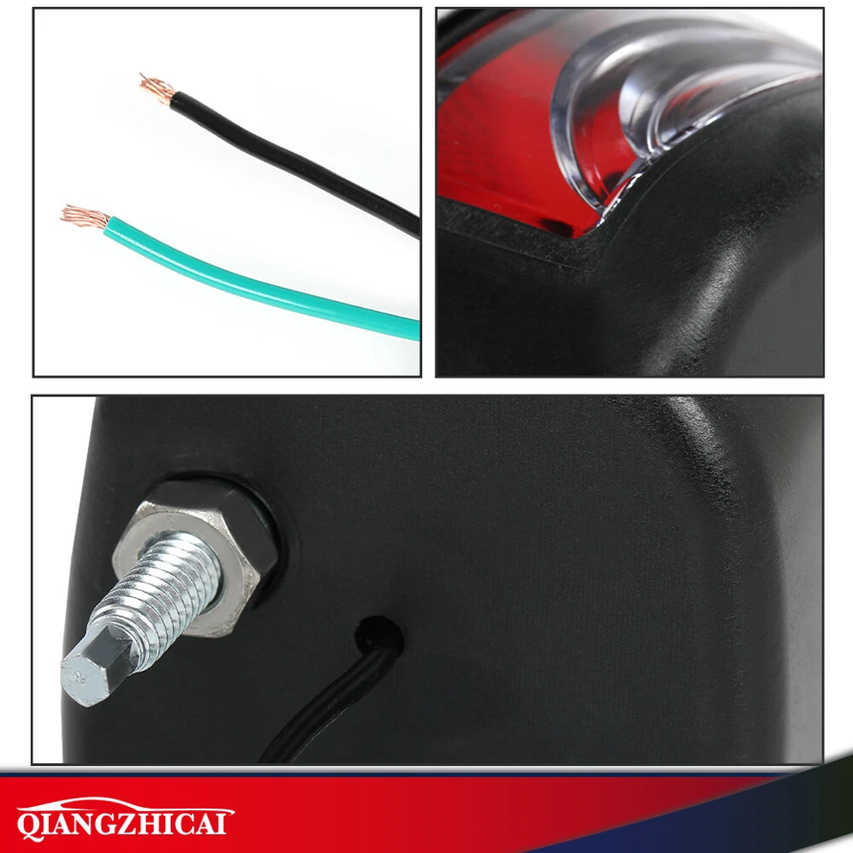 Fit For 1940-1953 Chevy GMC Truck Rear Tail Lights Lamps Driver+Passenger Side - Image 4 of 4