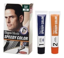 Bigen Men's Speedy Hair Color Brown-Black 102 Shade 80g