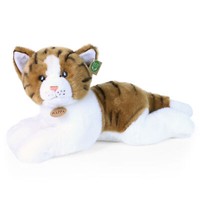 GroßE Katze Liegend L= 52 Cm PlüSchtier Stofftier Kuscheltier PlüSch PlüSchkatze