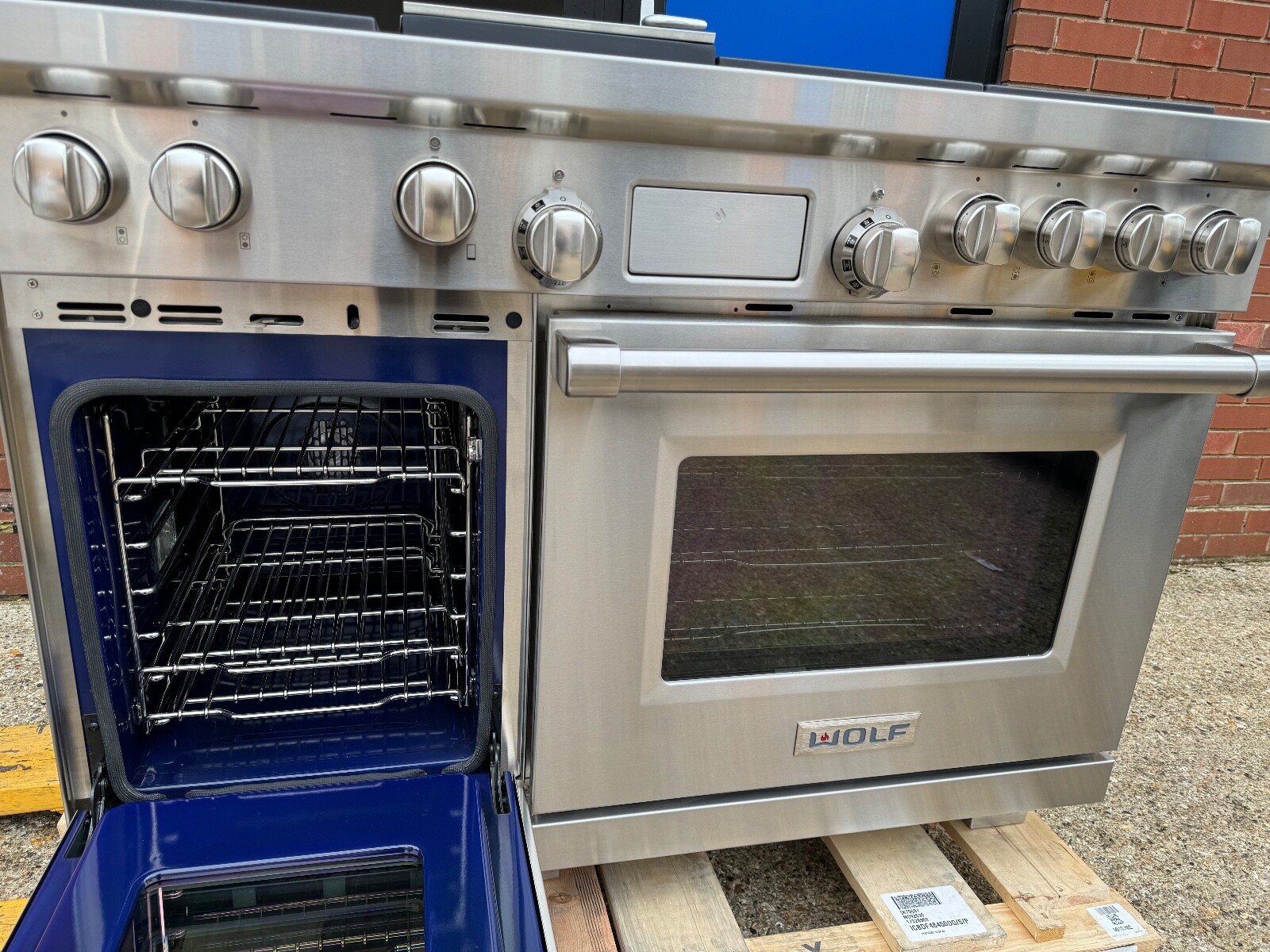Ex Display UNUSED Wolf Range Cooker 48 inch Oven ICBDF486G Appliance eBay