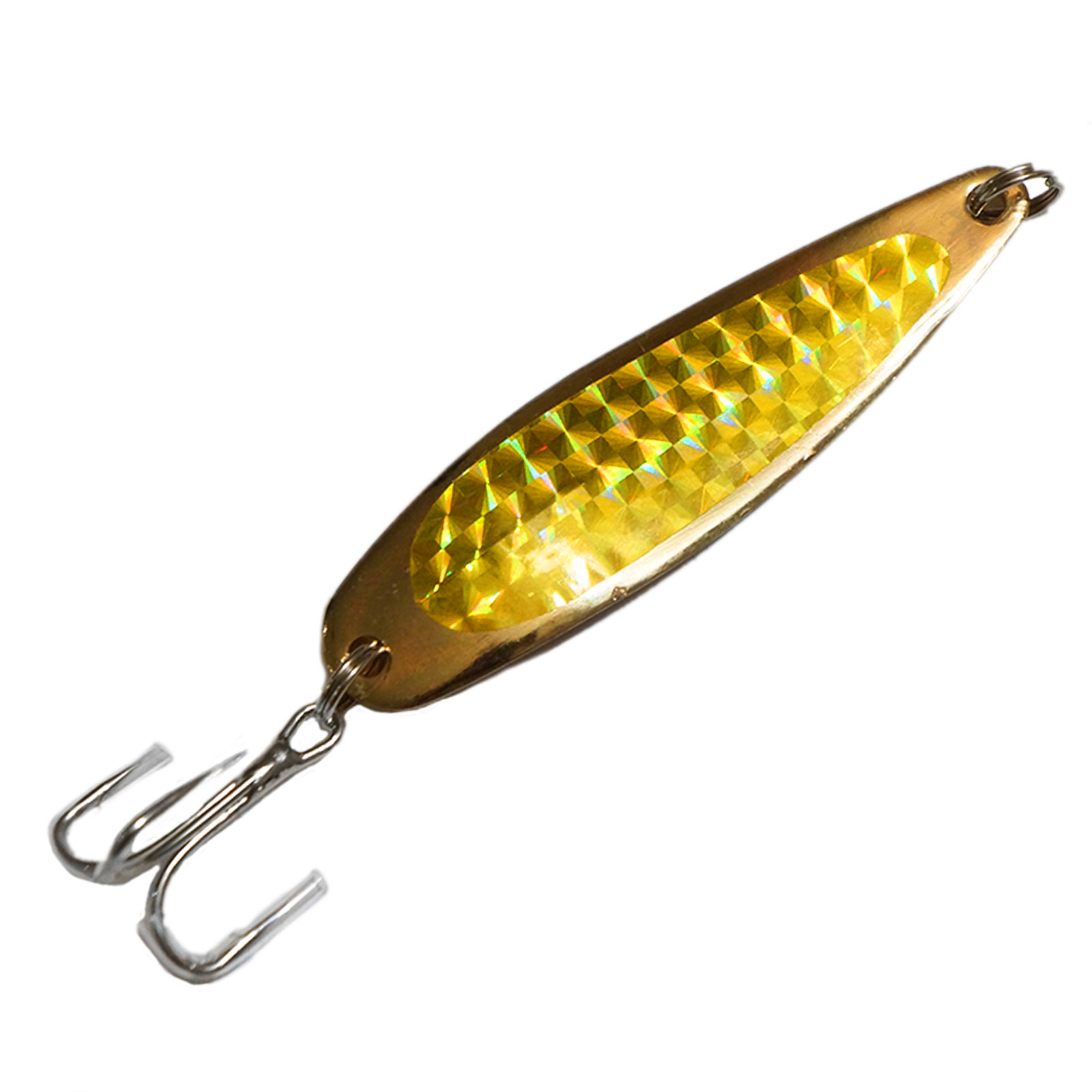 10pcs 3oz Random Colors Fishing Spoons Treble Hook Casting Metal Fish Jigs NEW - Image 9