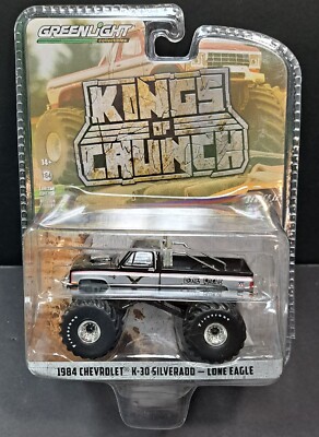 1/64 Greenlight King Of Crunch 1984 Chevrolet K-30 Silverado Long Eagle