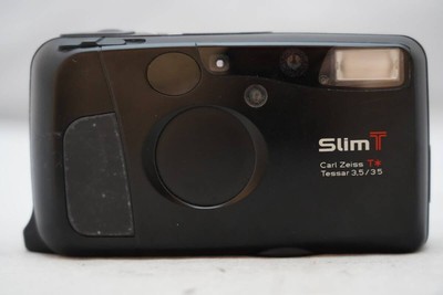 Kyocera Slim T Yashica T4 Black Point & Shoot Film Camera tested 