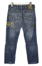 G-STAR Elwood Heritage Embro Narrow Jeans Herren W30/~L30 Whiskers Faded