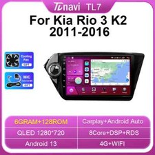 For KIA RIO 3 K2 2011-2016 Android Car Radio CarPlay GPS Stereo Player Screen