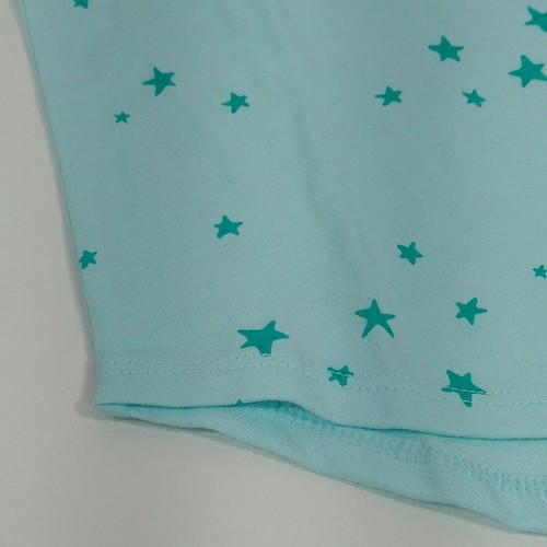 Cat and Jack T-Shirt Top Girls Size 4T Blue Star Crew Neck Long Sleeve - Picture 4 of 4