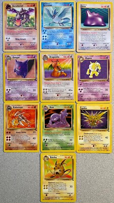 pokemon fossil first edition card list Amazon.com: Pokemon - Zubat (57) - Fossil main image 1