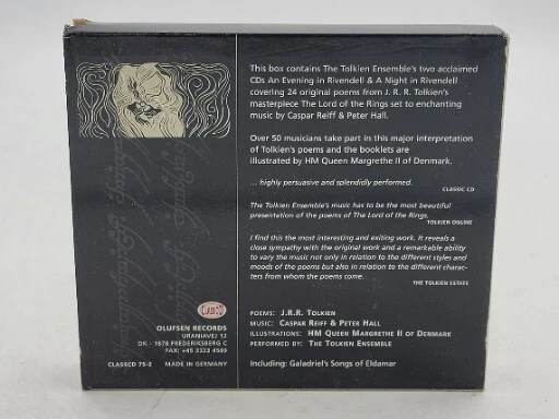 Lord of the Rings Tolkien Ensemble 2 CD set 24 Songs Caspar Reiff Peter Hall Foto 2 de 4