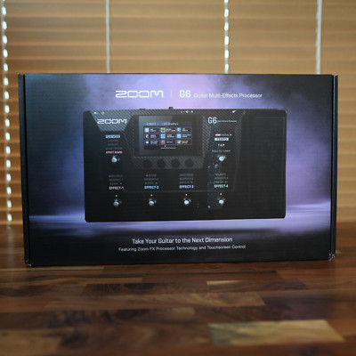 ZOOM G6 Gitarren-Multieffektprozessor-Pedal Brandneu