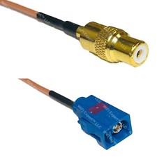 RG316 RCA FEMALE to Fakra C Female RF Cable Rapid-SHIP LOT