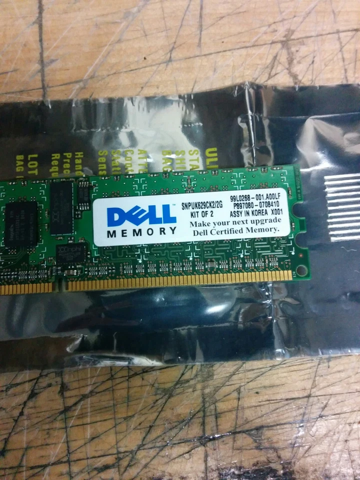 HYMP112P72CP8-Y5 Hynix 1GB DDR2 Registered ECC PC2-5300 667Mhz 1Rx8 Memory - Image 3 of 4