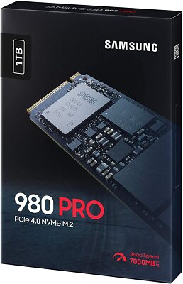 Samsung 980 & 990 PRO 2TB 1TB Heatsink PCIe 4.0 Gaming SSD M.2 PC