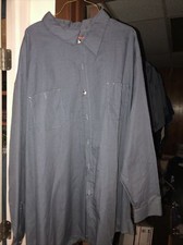 Red Kap Shirt Men's 4XL-RG Long Sleeve NWOT 5 For 25 Free Ship