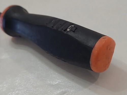 Herramienta de selección a presión mango de madera rascador punzón herramientas de mano antiguas vintage lote de 2 - Imagen 12 de 24