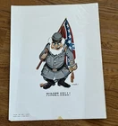 James F Martin Civil War 11" x 14" Print “Forget Hell" Vtg 1958