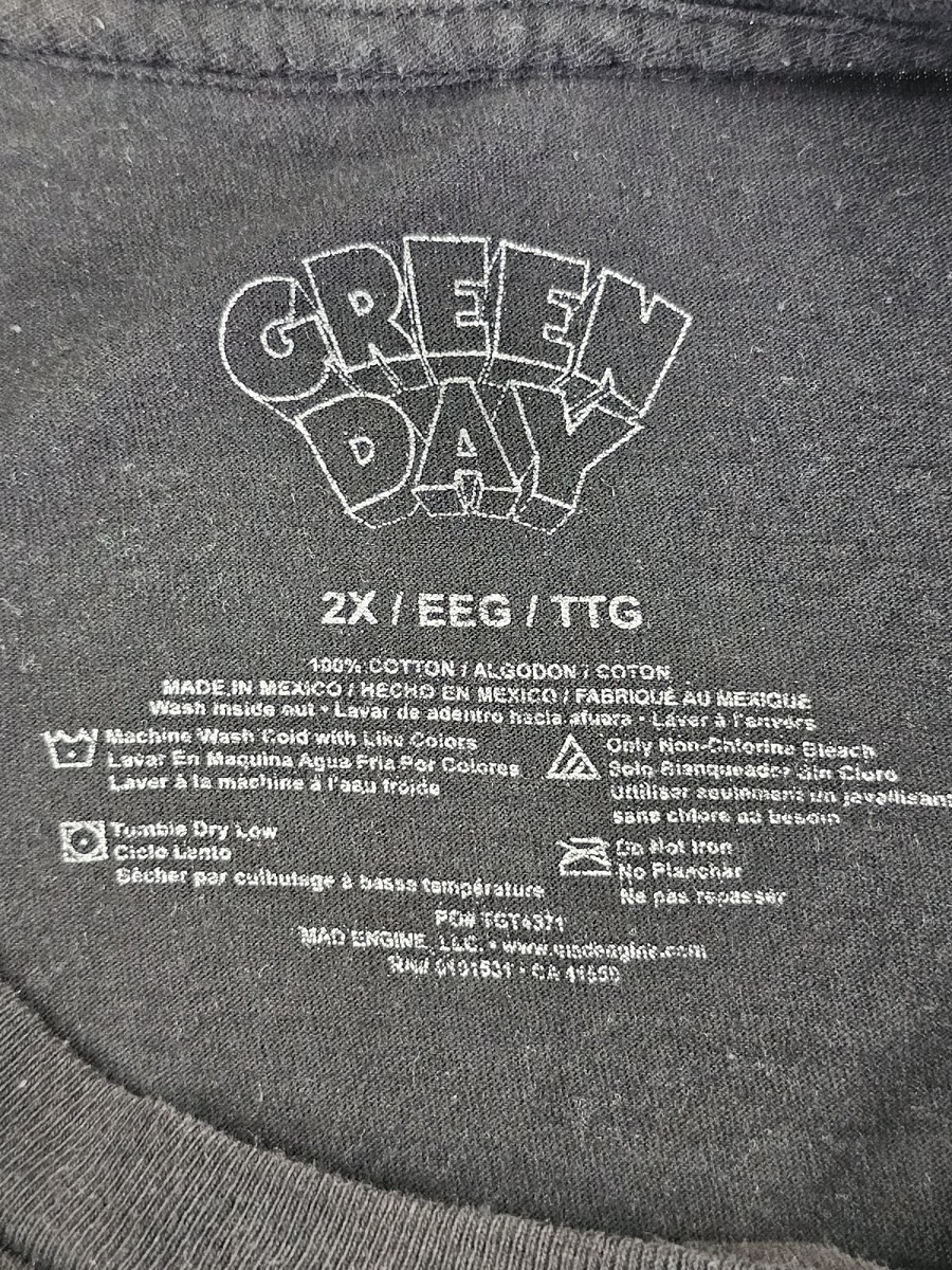 Green Day Dookie Tour T Shirt 2XL | eBay